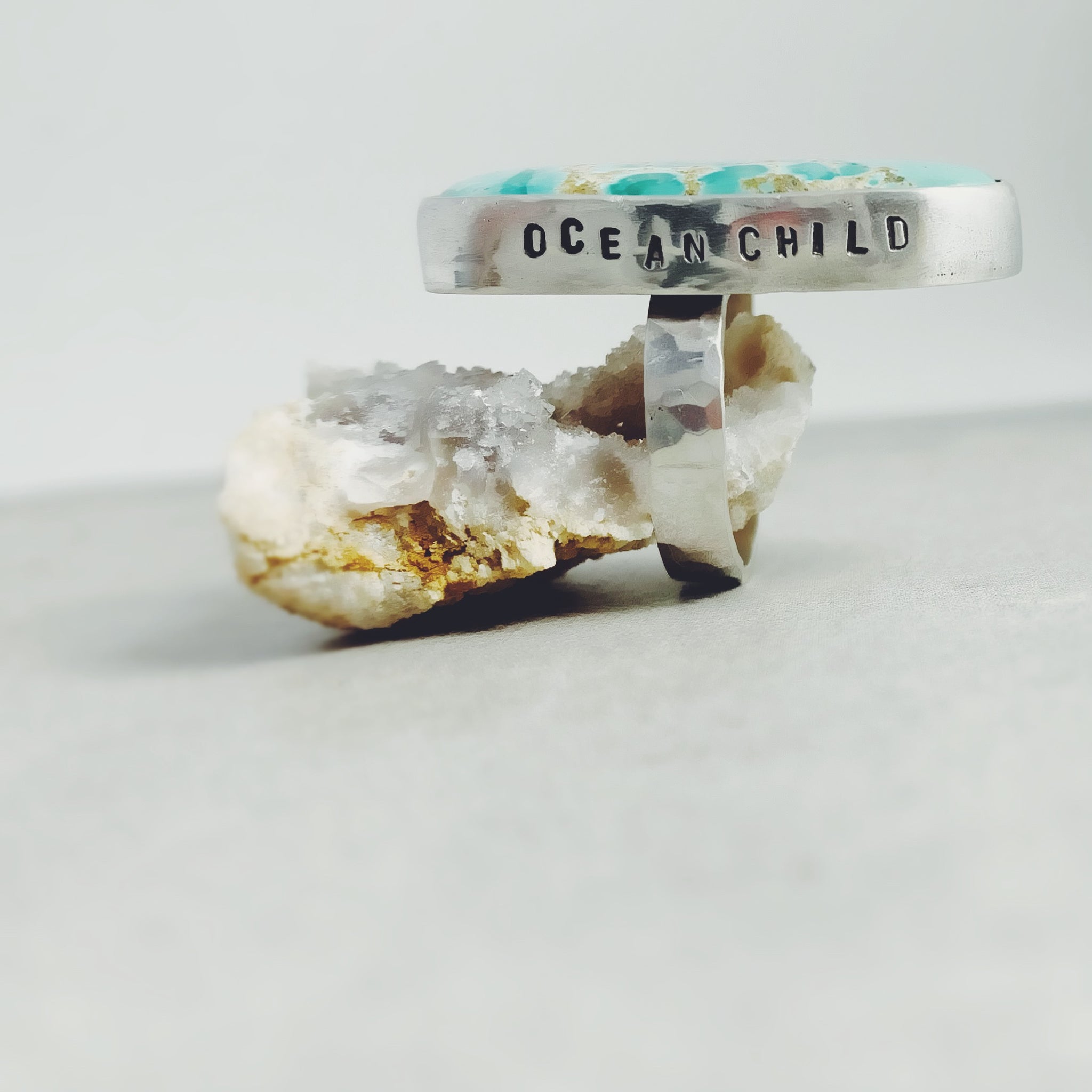 Ocean Child Kingman Turquoise Handmade Ring