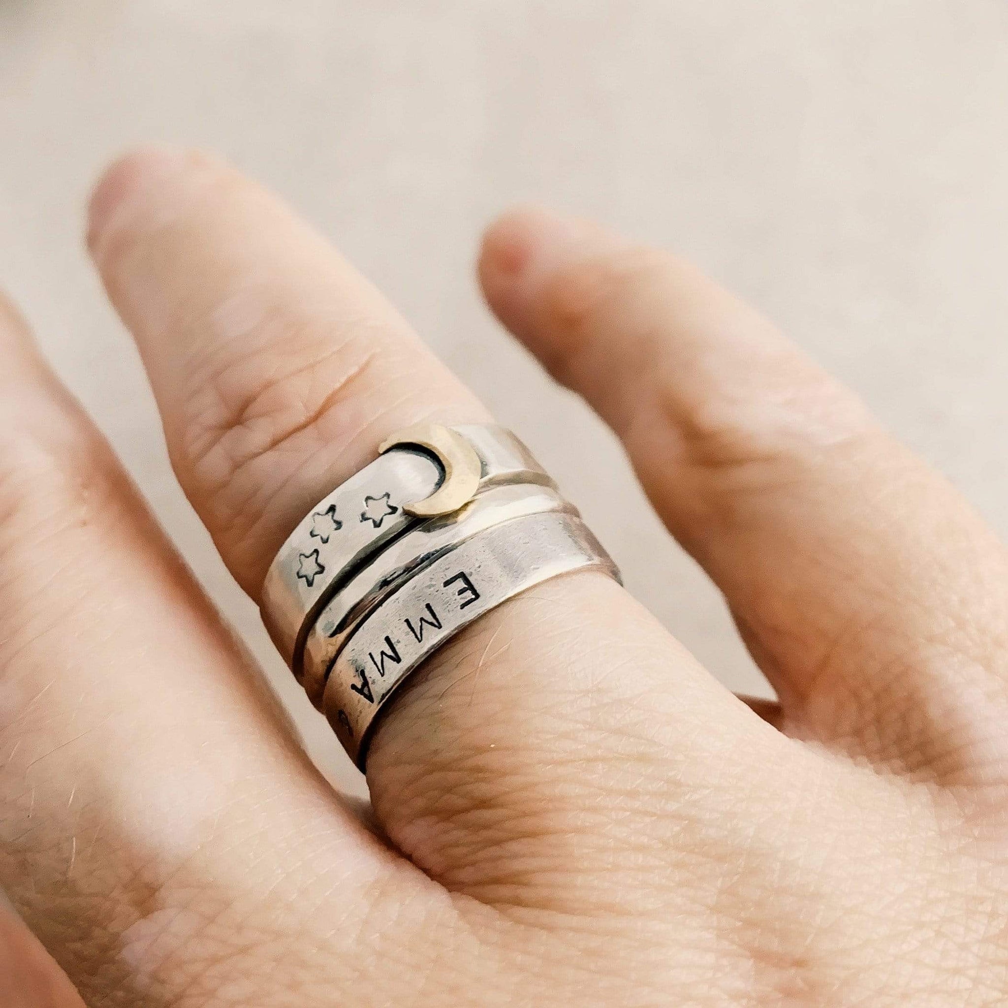 DLK Designs Look At The Moon Ring